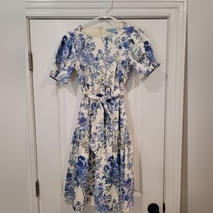 *New*Antonio Melani Blue floral dress